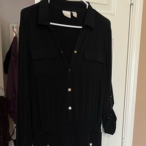 A very elegant black jumpsuit